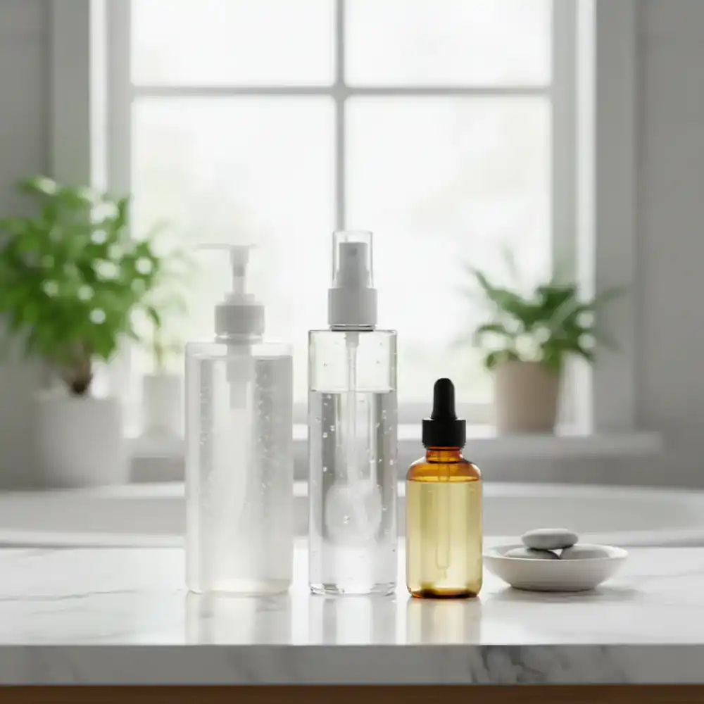 Clarifying set including cleanser, mist and serum